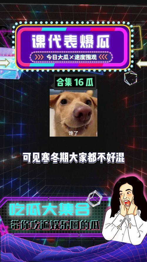 娱乐小八卦吃瓜,揭秘吃瓜小八卦背后的娱乐江湖